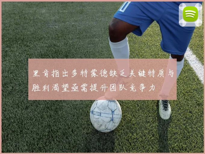 里肯指出多特蒙德缺乏关键特质与胜利渴望亟需提升团队竞争力